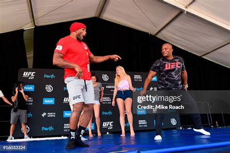 Yoel Romero Of Cuba Holds An Open Workout For Fans And Media During