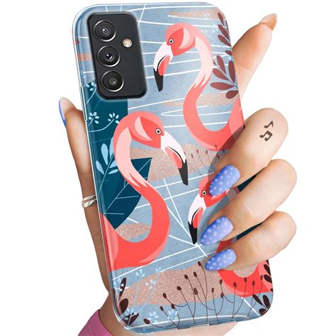 Etui Do Samsung Galaxy A82 5G Wzory Flaming Flamingi Ptaki Obudowa Case