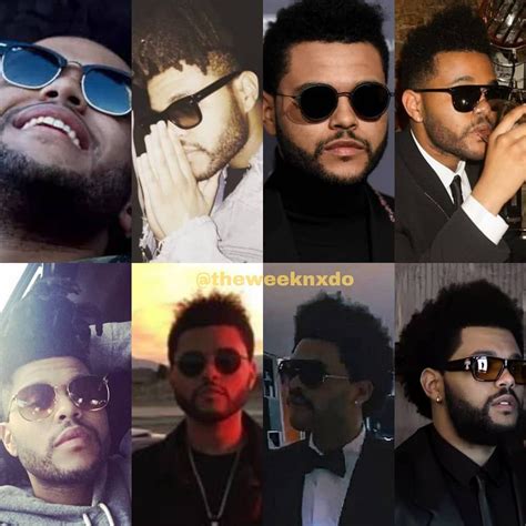 Theweeknd Edits On Instagram Abel With Glasses Or Without It