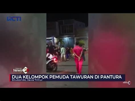 Diduga Saling Ejek Dua Kelompok Pemuda Tawuran Di Jalur Pantura