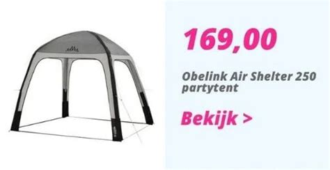 Obelink Air Shelter 250 Partytent Aanbieding Bij Obelink