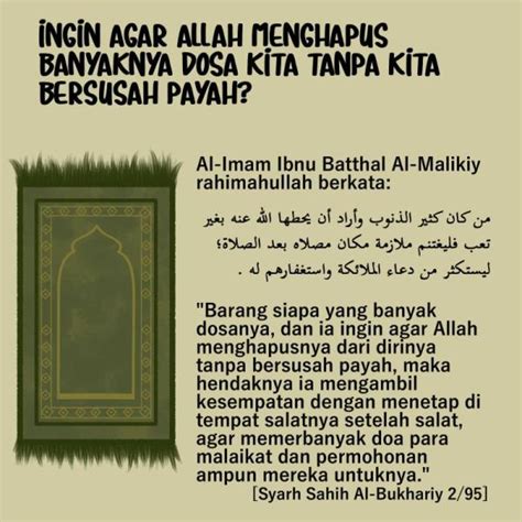 Ingin Agar Allah Menghapus Banyaknya Dosa Kita Tanpa Kita Bersusah