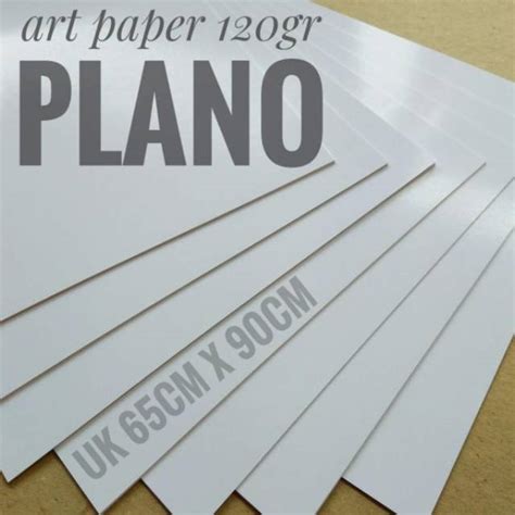 Jual 50 Lembar Kertas Art Paper 120 Gsm Ukuran Plano 65cm X 92cm