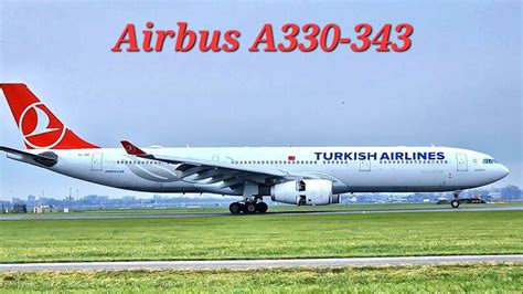 Turkish Airlines Airbus A330 343 Landing In Amsterdam Schiphol Airport