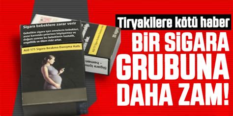 Tiryakilere kötü haber Bir sigara grubuna daha zam