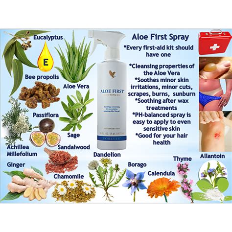 4 Forever Living Aloe First Natural Soothing Spray 78 43 Aloe Vera