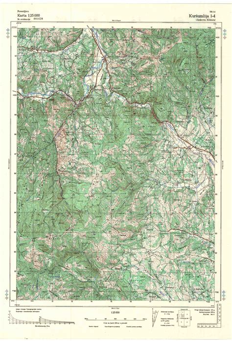 Topografske Karte Srbije Jna Kur Umlija