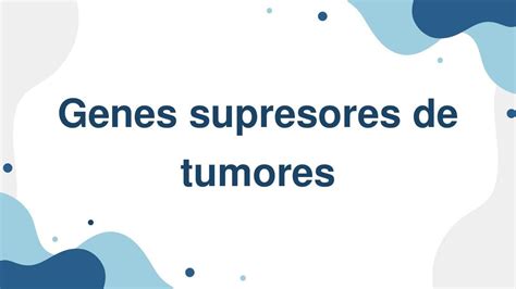 Proteínas supresoras de tumores META uDocz