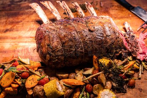 Wagyu Beef Roast Prime Rib Stock Image Colourbox