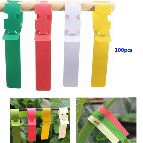 100pcs Waterproof Plastic Plant Hanging Tags Nursery Gardening Labels ...