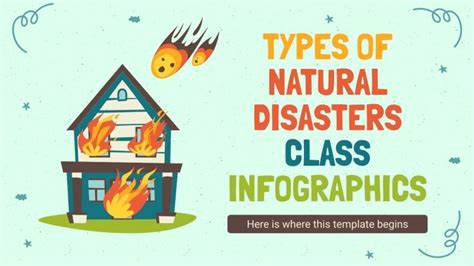 Types of Natural Disasters Class Infographics