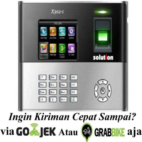 Promo Solution X302 S Mesin Absensi Sidik Jari Acces Control