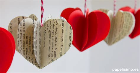 Manualidades Como Decorar Un Corazon De Papel