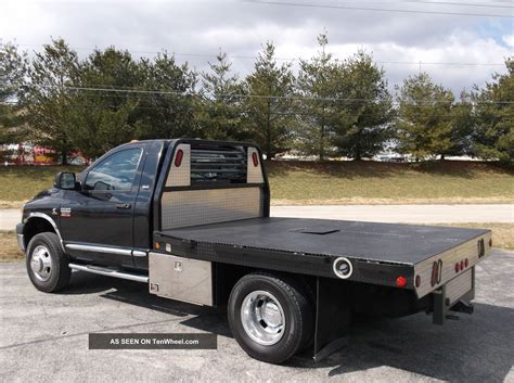 2007 Dodge Ram 3500 Slt Reg Cab Chassis 4x4 Flat Bed Cummins Tubo