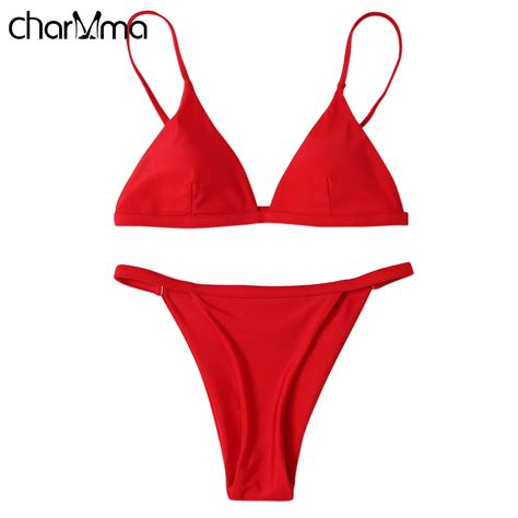 CHARMMA Micro Bikini Women 2018 Swimsuit Swimwear Sexy Brazilian Bikini