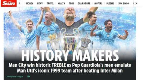 History makers così la stampa internazionale celebra il Man City