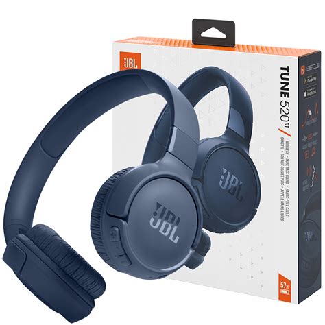 Słuchawki bezprzewodowe nauszne JBL Tune 520BT Niebieskie Bluetooth