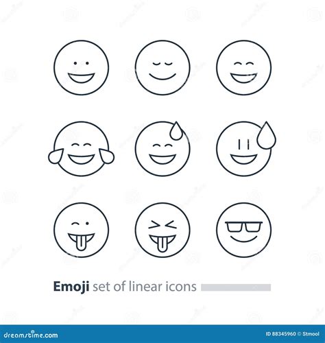 Linear Emoji Emoji Icon From Emoji Outline Collection Thin Line Emoji