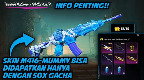 INFO PENTING SKIN M416 MUMMY BISA DI DAPATKAN HANYA DENGAN 50x SPIN