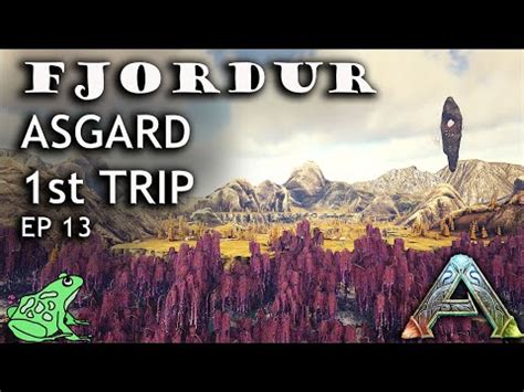 Asgard First Trip Ark Fjordur Ep Ark Survival Evolved Gameplay