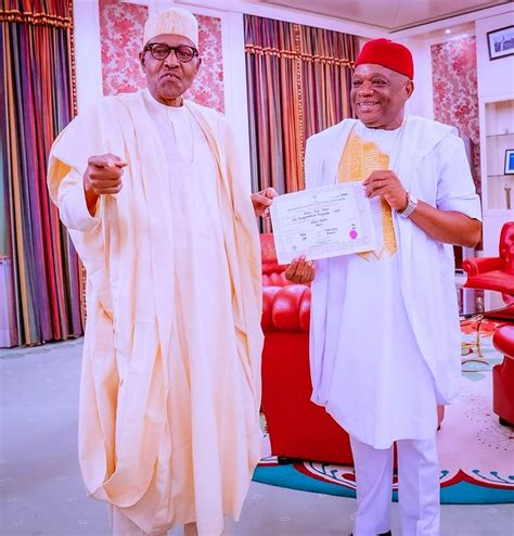 Orji Kalu Meets Buhari Intimates Him Of Senate Presidency Ambition Pics