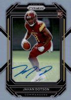 Jahan Dotson 2022 Prizm 312 Rookie Autographs Price Guide Sports