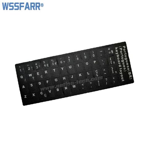 High Quality Brazilian Keypad Label Sticker Eco Environment Plastic