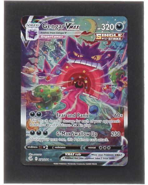 Gengar VMAX 2021 Pokemon Sword And Shield Fusion Strike 271 ALT ART