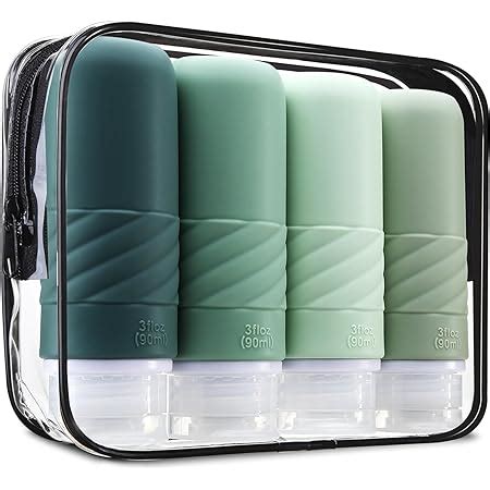 Amazon Gemice Travel Bottles For Toiletries Tsa Approved Oz