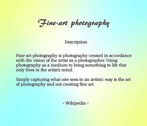 Fine-art Photography Description Digital Art by Brian Wallace | Fine Art America