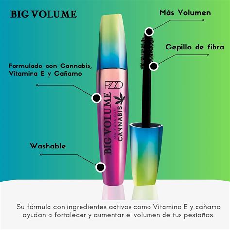 Máscara De Pestañas Big Volumen Washable 12ml Petrizzio