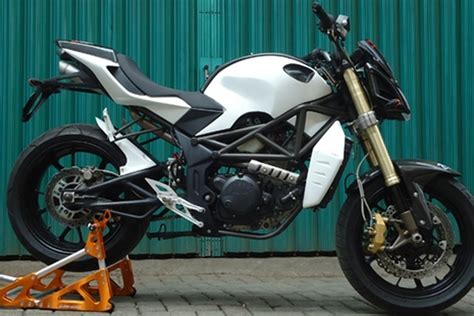 Minerva 250 Naked Bike Digerojok Limbah Moge