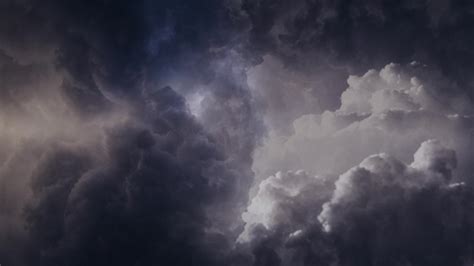 black clouds accompanied by lightning strikes Stock Footage Video (100% Royalty-free) 1054894568 ...