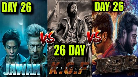 Jawan Vs Kgf Vs Rrr Jawan Kgf Rrr Box Office Collection