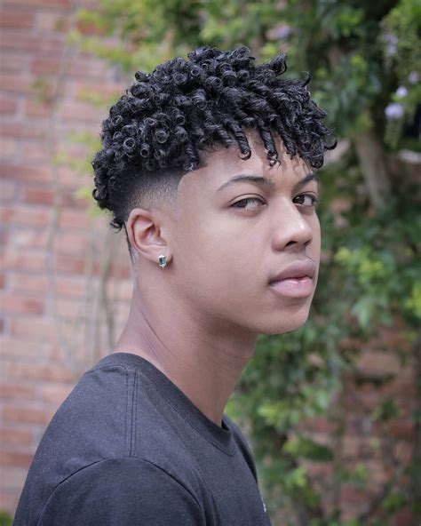 Pin By Reau G On Hairspiration In Black Men Hairstyles Curly