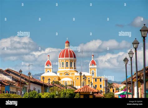 Cathedral Of Granada Nicaragua Stock Photo Alamy