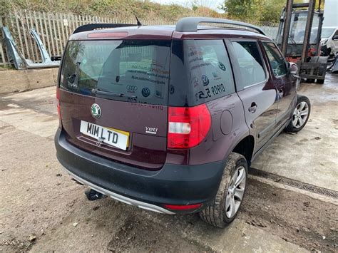 Skoda Yeti Tdi Cayc Engine Lf X Brunello Rosso Met