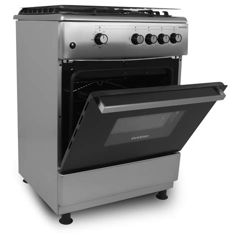 Cocina De Gas Natural Butano Con Horno Infiniton CC6867EHIX Inox 4