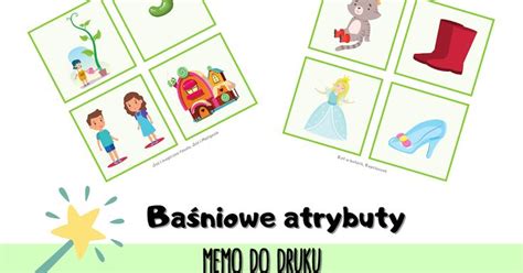 Odkryj tajemnice bajkowych postaci gra Atrybuty bohaterów bajek do