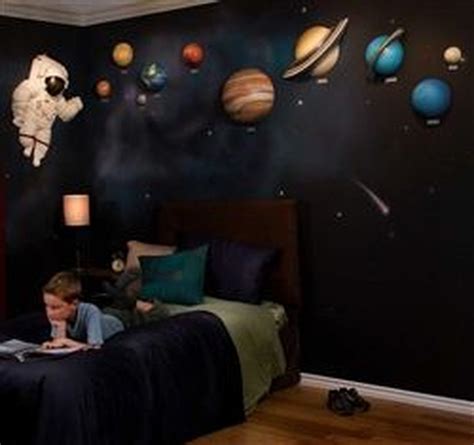 36 Inspiring Outer Space Bedroom Decor Ideas - MAGZHOUSE
