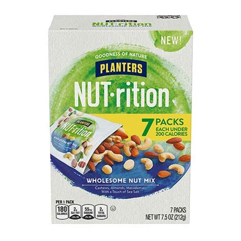 Planters Nut Rition Wholesome Nut Mix Packs Food And Nutrition