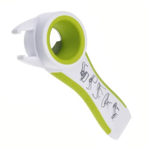 Tire Bouchon White Green Ouvre Bouteille En Plastique En Acier