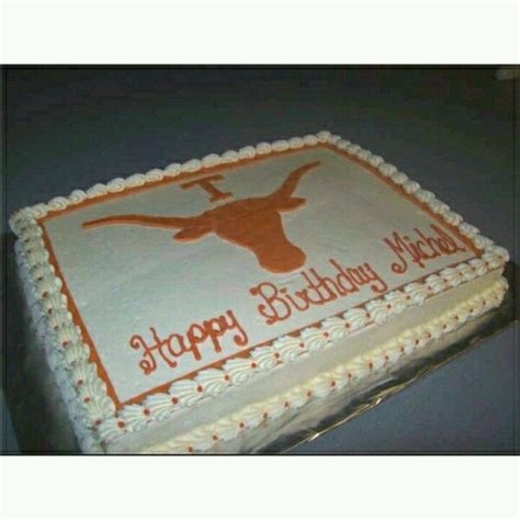 Longhorn Cake Texas Longhorn Cake Longhorn Party Its Your Birthday