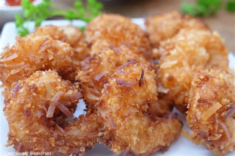 Coconut Fried Shrimp - Deliciously Seasoned