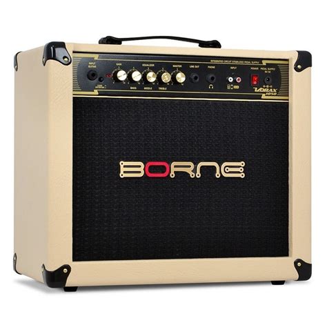 Amplificador Guitarra Borne Vorax 1050 Palha Amplificadores De