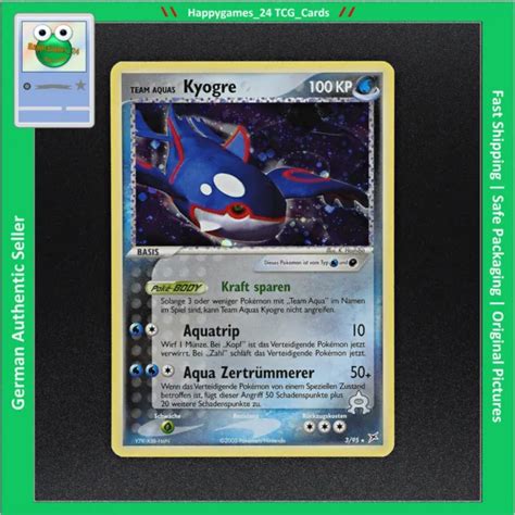 Team Aqua S Kyogre Pokemon Karte Rare Holo Ex Team Magma Vs Team