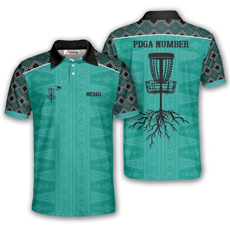 Hawaiian Custom Disc Golf Polo Shirts For Men Primesty