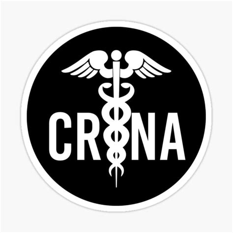 Crna Certified Registered Nurse Anesthetist Caduceus Medical Symbol Crna Appreciation Ts