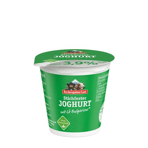 G Becher Fett Joghurt Natur Stichfest Naturjoghurt