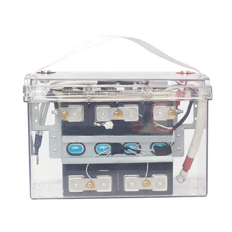 12v 100ah Transparent Lifepo4 Kayak Battery Box Ip67 Box Abs Waterproof